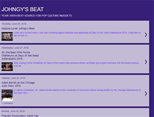 Tablet Screenshot of johngysbeat.com